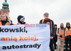 Ostatnie Pokolenie blokuje mosty w Warszawie