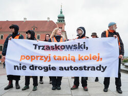 Ostatnie Pokolenie blokuje mosty w Warszawie