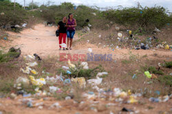 Obóz dla migrantów w Kolumbii - AFP