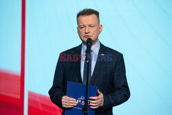 Konferencja prasowa Jaroslawa Kaczynskiego i Mariusza Blaszczaka