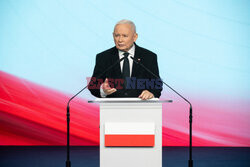 Konferencja prasowa Jaroslawa Kaczynskiego i Mariusza Blaszczaka