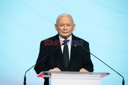 Konferencja prasowa Jaroslawa Kaczynskiego i Mariusza Blaszczaka