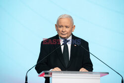 Konferencja prasowa Jaroslawa Kaczynskiego i Mariusza Blaszczaka