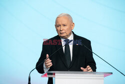 Konferencja prasowa Jaroslawa Kaczynskiego i Mariusza Blaszczaka