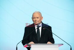 Konferencja prasowa Jaroslawa Kaczynskiego i Mariusza Blaszczaka
