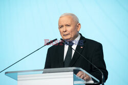 Konferencja prasowa Jaroslawa Kaczynskiego i Mariusza Blaszczaka