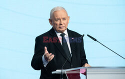 Konferencja prasowa Jaroslawa Kaczynskiego i Mariusza Blaszczaka