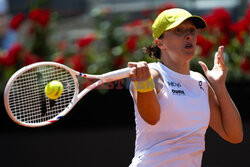 Iga Świątek na turnieju WTA w Rzymie