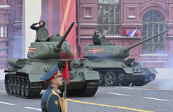 Parada z okazji Dnia Zwycięstwa w Moskwie