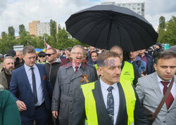 Dzień Zwycięstwa na terenie Mauzoleum Żołnierzy Radzieckich