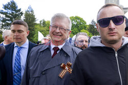 Dzień Zwycięstwa na terenie Mauzoleum Żołnierzy Radzieckich