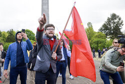 Dzień Zwycięstwa na terenie Mauzoleum Żołnierzy Radzieckich