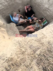 Wykopali wielką dziurę na plaży w Jastarni
