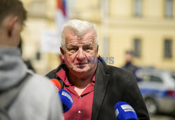 Protest w obronie kupców z hali przy Modlińskiej 6D
