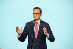 Konferencja wiceprezesa PiS Mateusza Morawieckiego
