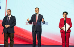Konferencja wiceprezesa PiS Mateusza Morawieckiego