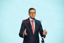 Konferencja wiceprezesa PiS Mateusza Morawieckiego