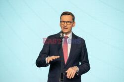 Konferencja wiceprezesa PiS Mateusza Morawieckiego