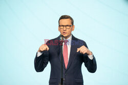 Konferencja wiceprezesa PiS Mateusza Morawieckiego