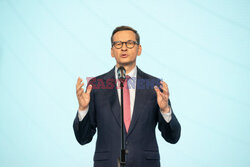 Konferencja wiceprezesa PiS Mateusza Morawieckiego