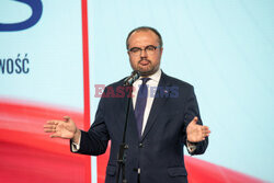 Konferencja wiceprezesa PiS Mateusza Morawieckiego