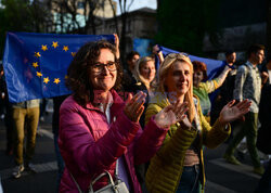 Proeuropejski marsz w Bukareszcie
