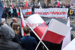 Marsz Polaków przeciwko imigracji w Gdańsku