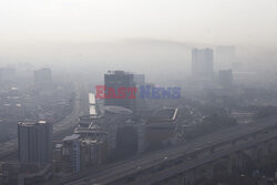 Smog w Bekasi w Indonezji