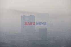 Smog w Bekasi w Indonezji