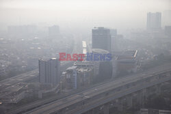 Smog w Bekasi w Indonezji