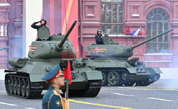 Parada z okazji Dnia Zwycięstwa w Moskwie