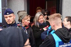 Protest pod kliniką aborcyjną Abotak