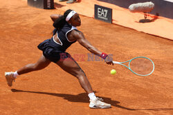 WTA Rzym mecz Magda Linette - Coco Gauff