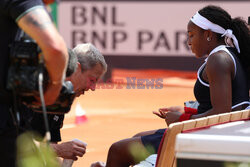 WTA Rzym mecz Magda Linette - Coco Gauff