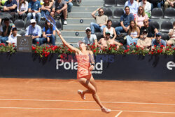 WTA Rzym mecz Magda Linette - Coco Gauff