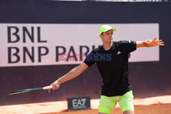 Hubert Hurkacz na turnieju ATP w Rzymie