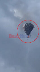 Uratował 2 osoby i zginął w pożarze balonu