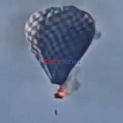 Uratował 2 osoby i zginął w pożarze balonu