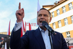 Karol Nawrocki w Zabrzu