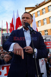 Karol Nawrocki w Zabrzu
