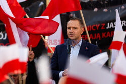 Karol Nawrocki w Zabrzu