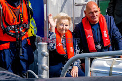 Księżniczka Beatrix w ośrodku ratownictwa morskiego