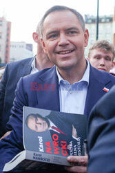 Karol Nawrocki w Zabrzu