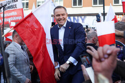 Karol Nawrocki w Zabrzu