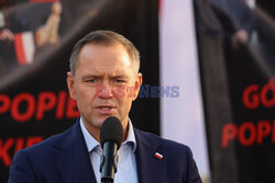Karol Nawrocki w Zabrzu