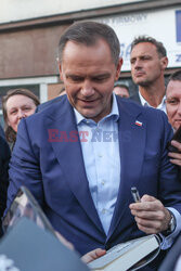 Karol Nawrocki w Zabrzu