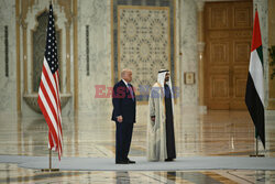 Prezydent Trump z wizytą w Emiratach Arabskich