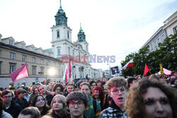 Przedwyborczy wiec kandydata Partii Razem na prezydenta Adriana Zandberga