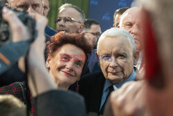 Jarosław Kaczyński w Wierzchosławicach
