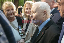 Jarosław Kaczyński w Wierzchosławicach
